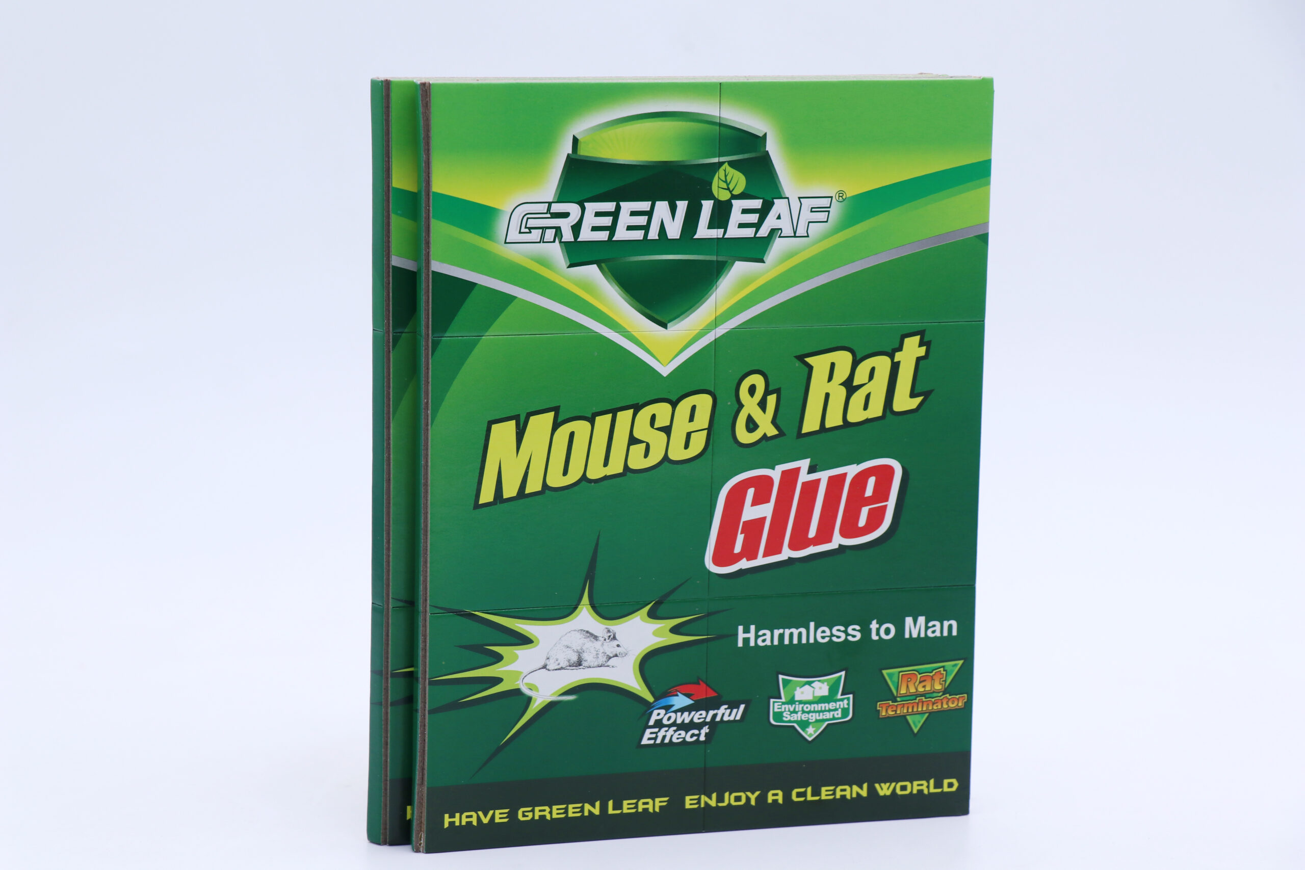 IMG_2369 GREEN LEAF Mouse & Rat Glue Board, Super Strong Sticky Rodent Trap, Non-toxic & Odorless Glue Trap for Household Rodent Control - Image 1
