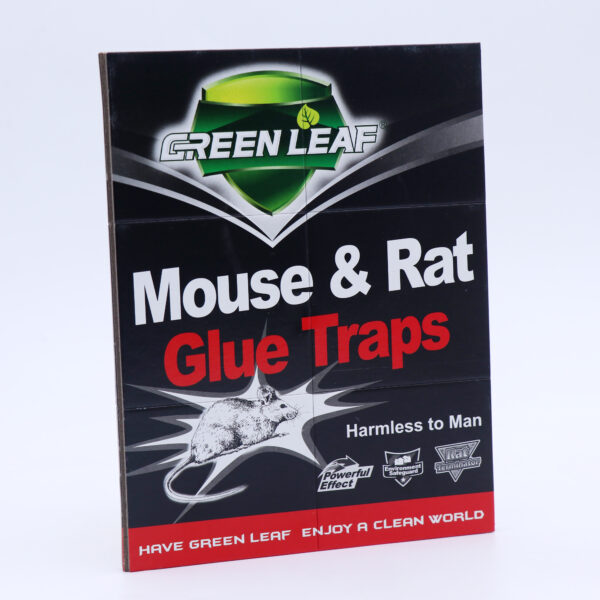 GREEN LEAF Mouse & Rat Glue Traps, Super Strong Sticky Rat Board, Non-toxic Odorless Rodent Trap for Indoor Pest Control - 10 PCS