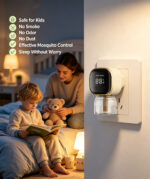 Free Shipping Digital Timed Plug-in Electric Mosquito Repellent Kit, Includes 1 Pack of 300 Hour Refill, Perfect for Home, Bedroom, Office - Image 5